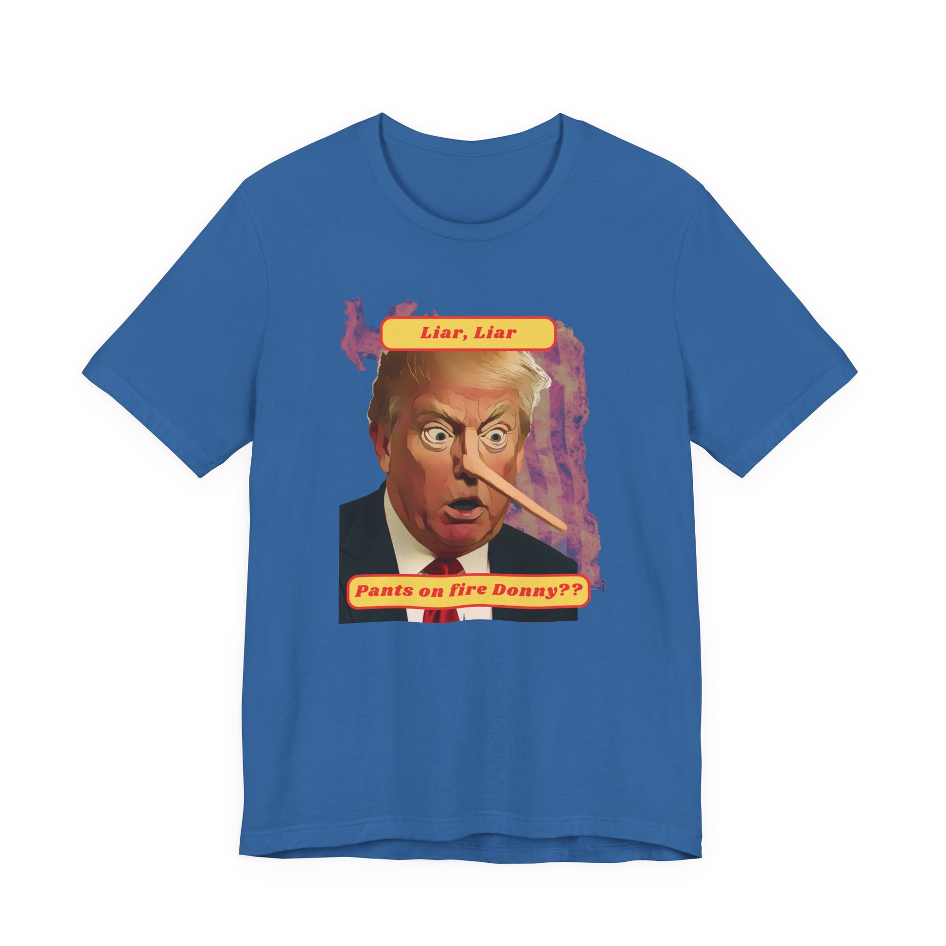 Trump the Liar, Liar protest Tee, Unisex Jersey Short Sleeve Tee, Quirky Gift, Casual Wear, Political Satire Apparel