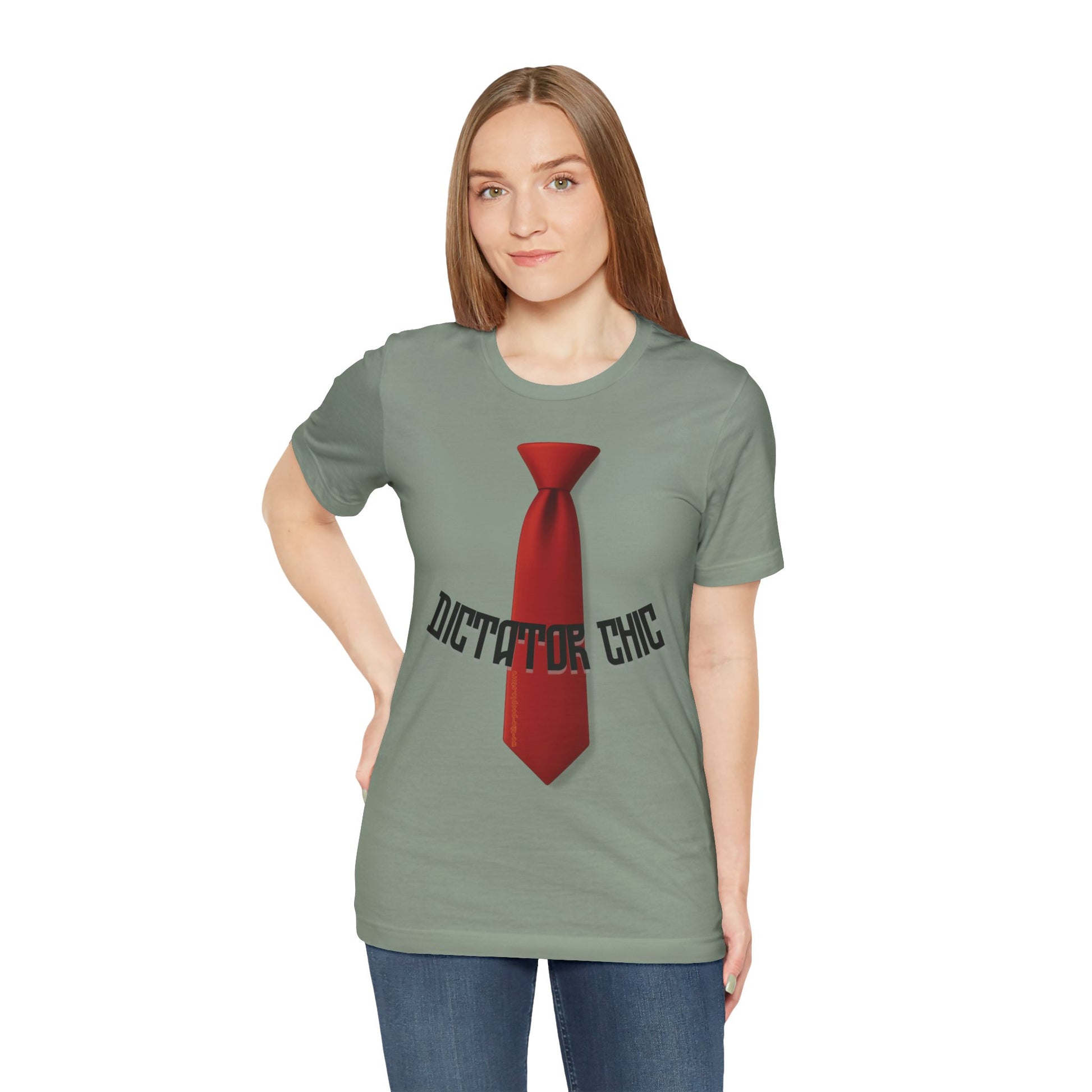 Dictator Chic, Trump the Dictator protest Tee, Unisex Jersey Short Sleeve Tee,  Political Satire Apparel