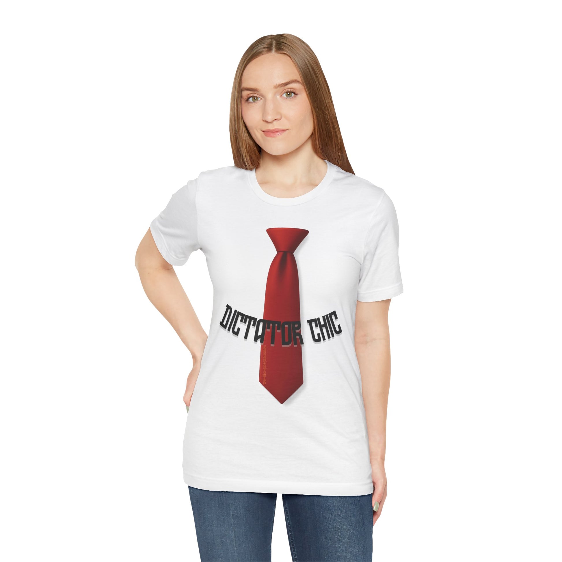 Dictator Chic, Trump the Dictator protest Tee, Unisex Jersey Short Sleeve Tee,  Political Satire Apparel