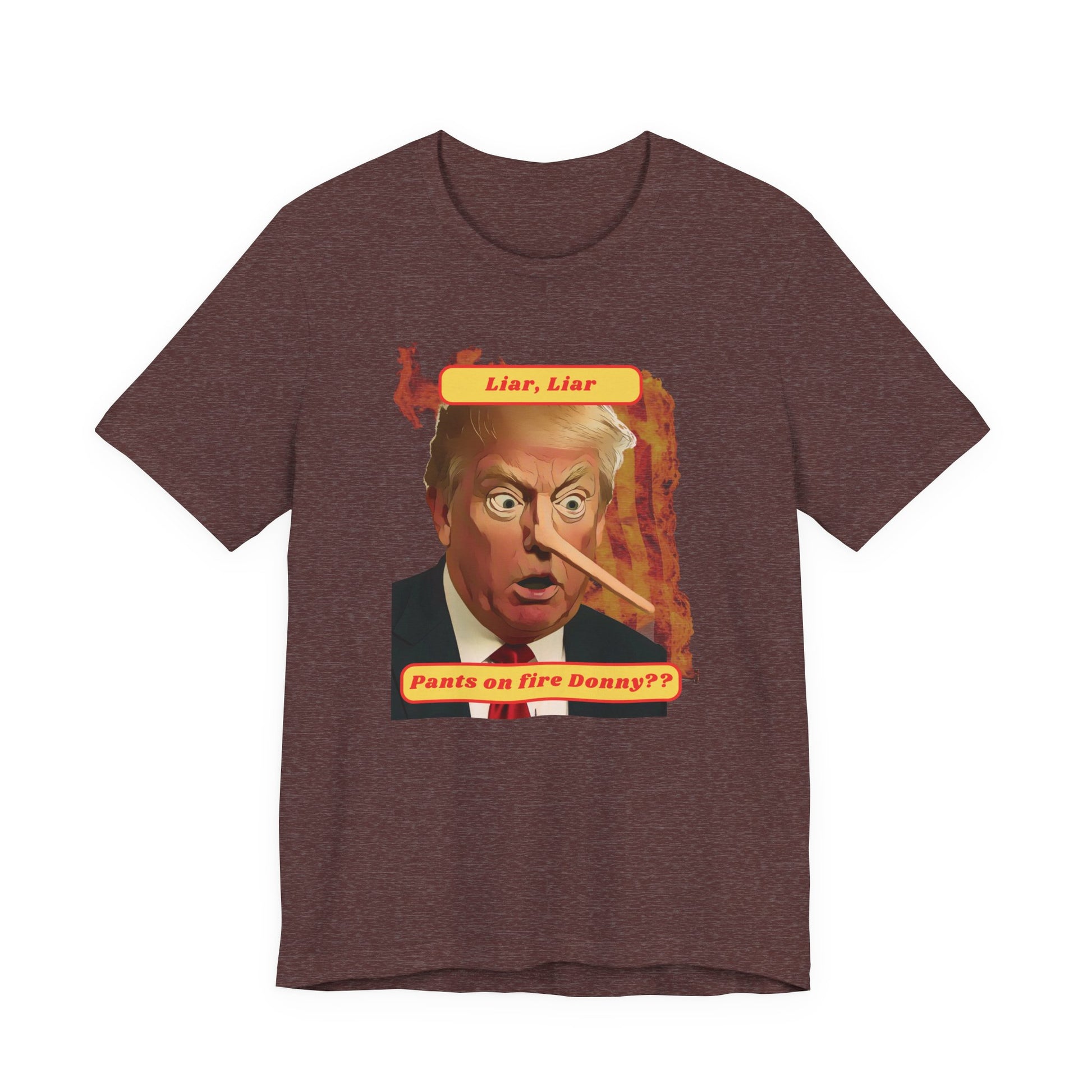Trump the Liar, Liar protest Tee, Unisex Jersey Short Sleeve Tee, Quirky Gift, Casual Wear, Political Satire Apparel