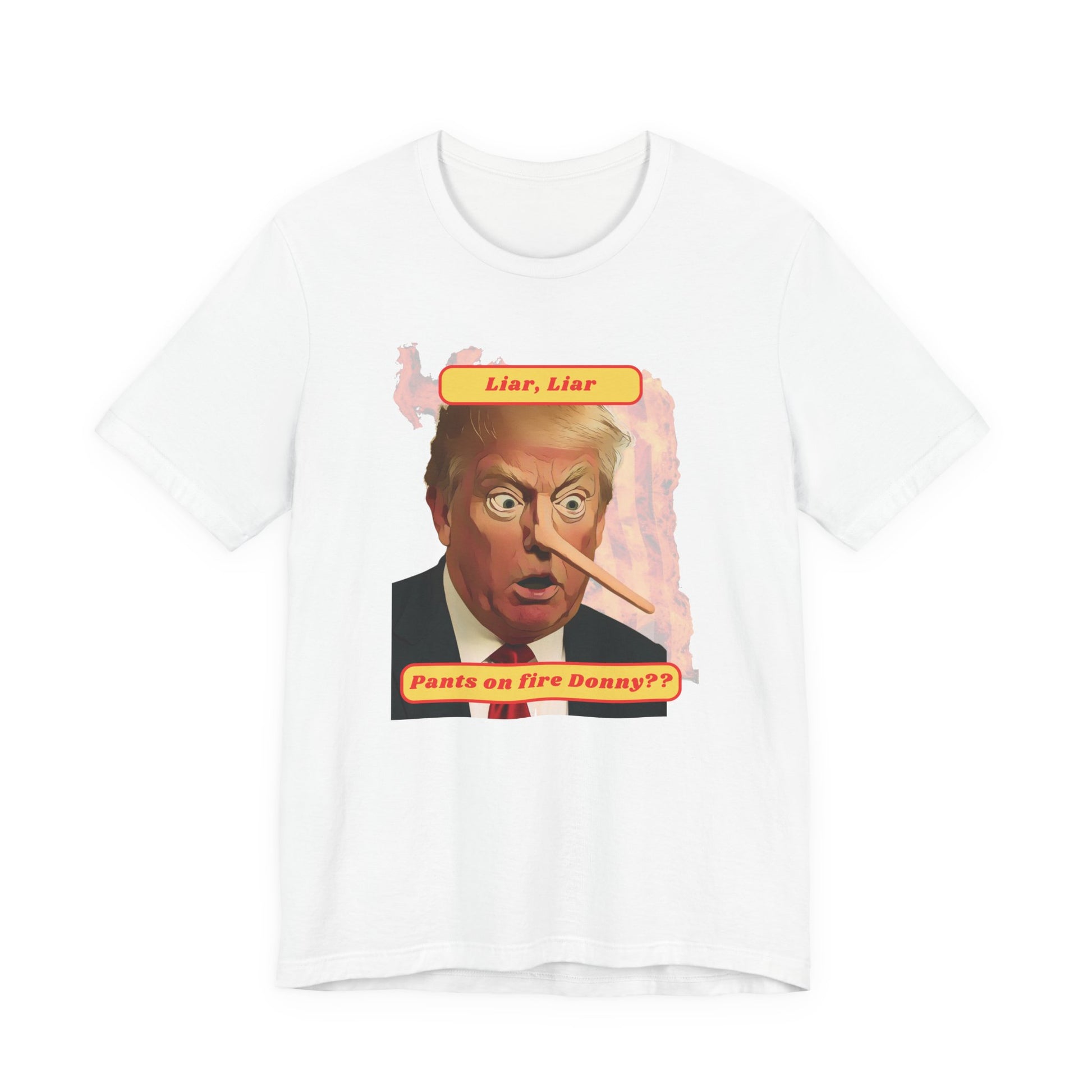 Trump the Liar, Liar protest Tee, Unisex Jersey Short Sleeve Tee, Quirky Gift, Casual Wear, Political Satire Apparel