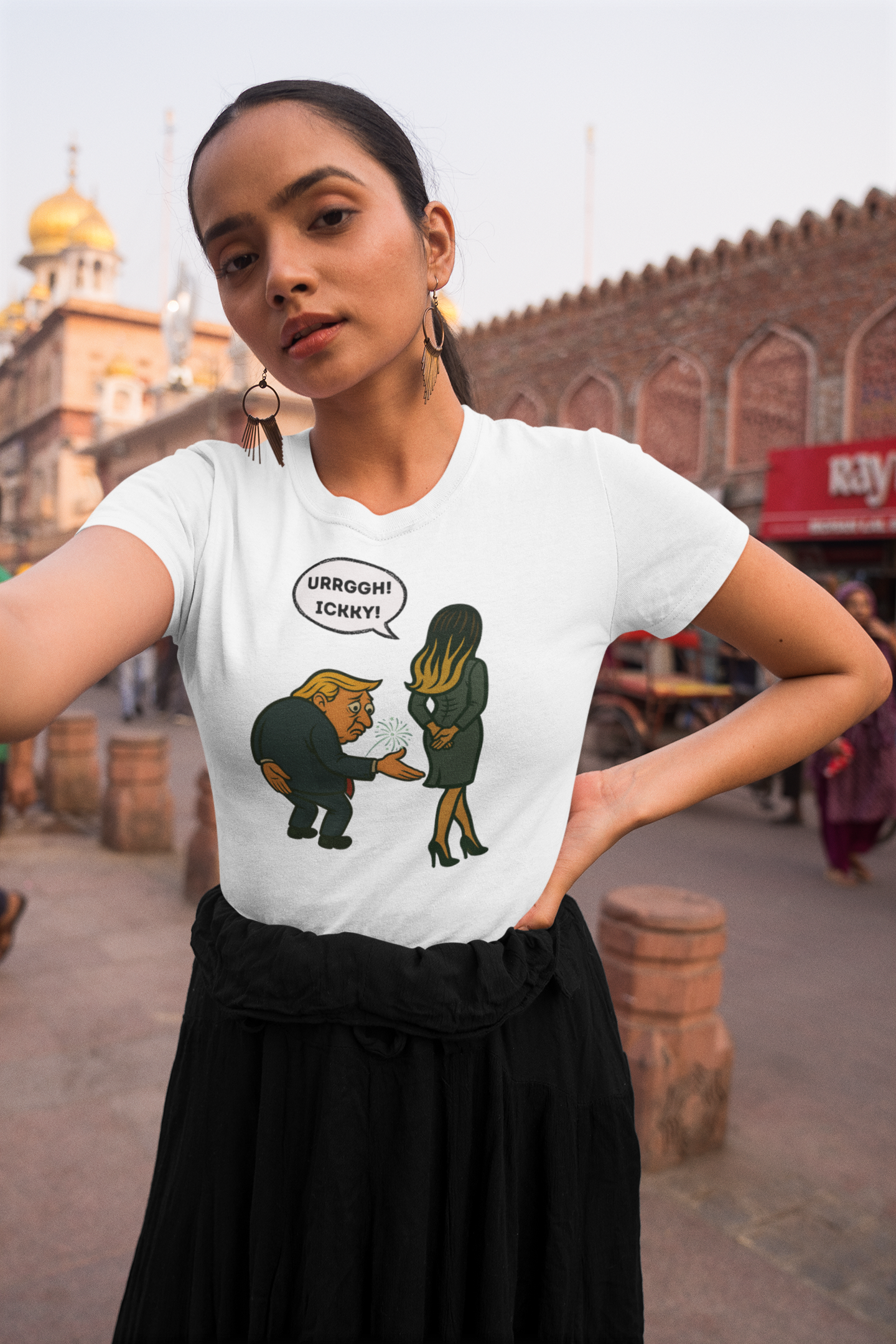 DJT + Mel, Trump and Melania Design Funny Unisex Tee, Graphic Tee, Political Humor Shirt, Casual Wear, US Political Humor