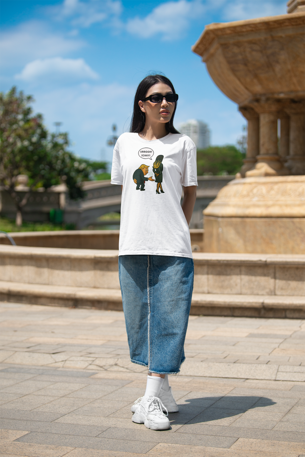 DJT + Mel, Trump and Melania Design Funny Unisex Tee, Graphic Tee, Political Humor Shirt, Casual Wear, US Political Humor