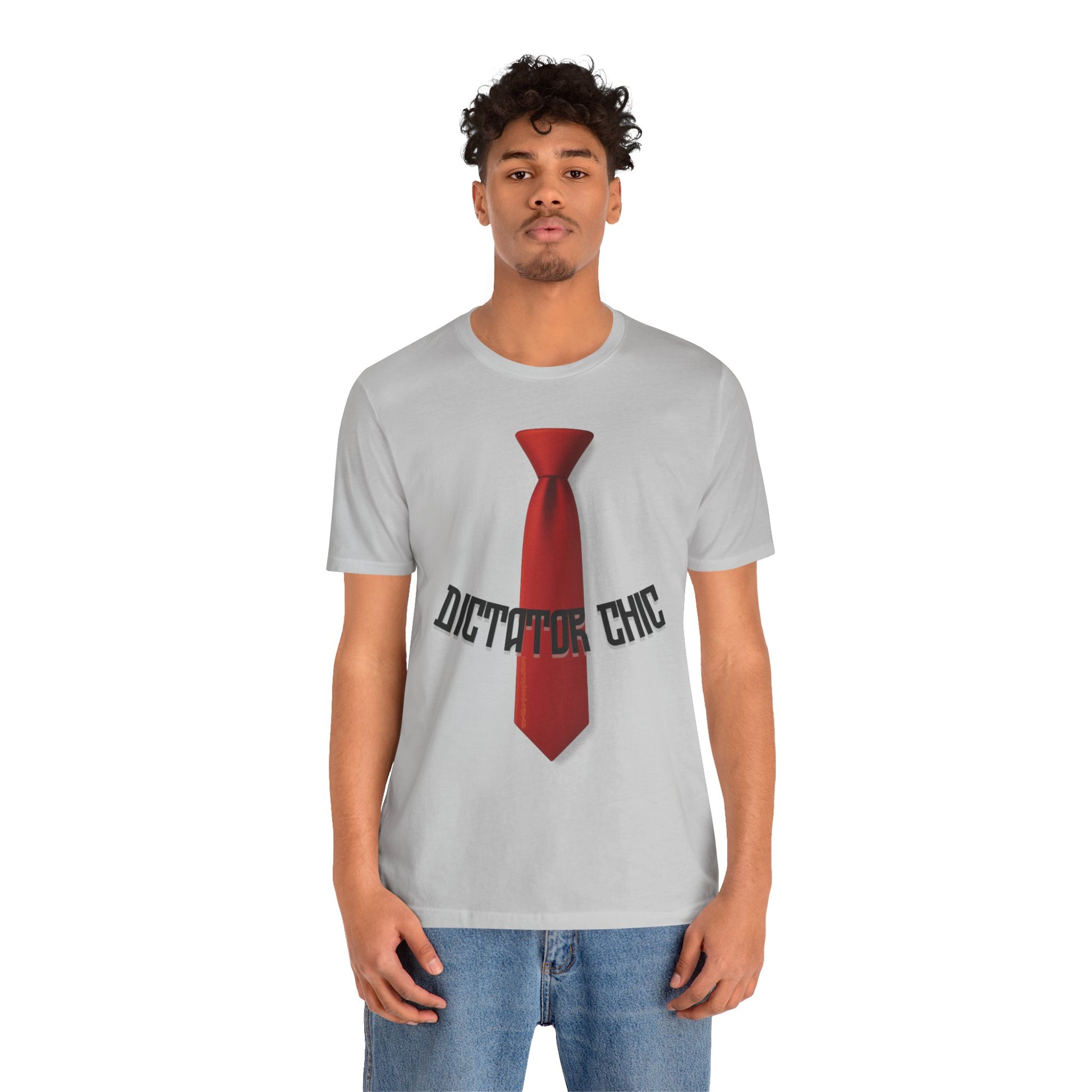 Dictator Chic, Trump the Dictator protest Tee, Unisex Jersey Short Sleeve Tee,  Political Satire Apparel