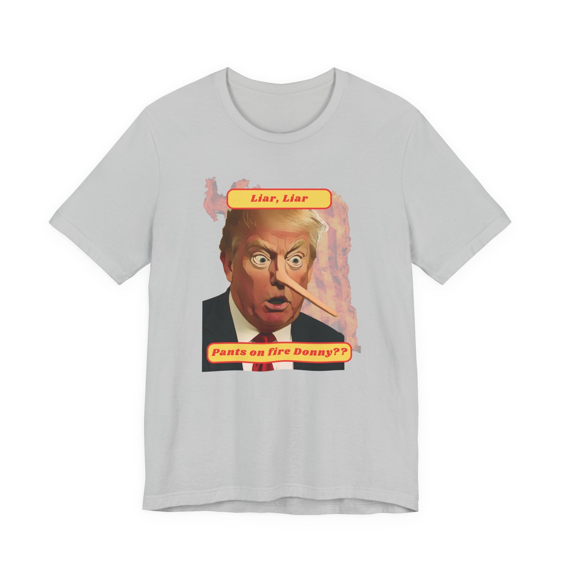 Trump the Liar, Liar protest Tee, Unisex Jersey Short Sleeve Tee, Quirky Gift, Casual Wear, Political Satire Apparel