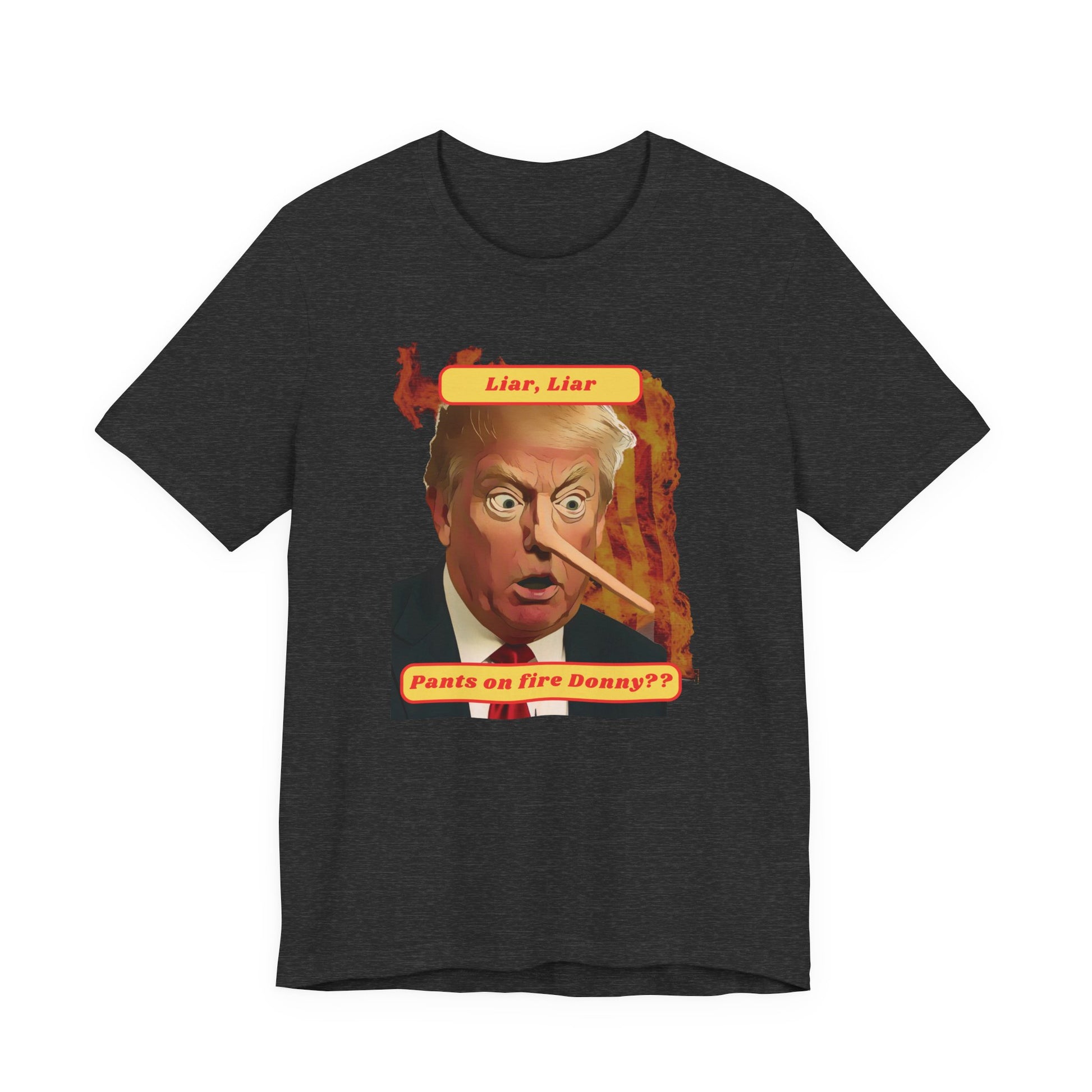 Trump the Liar, Liar protest Tee, Unisex Jersey Short Sleeve Tee, Quirky Gift, Casual Wear, Political Satire Apparel