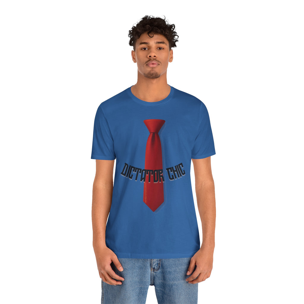 Dictator Chic, Trump the Dictator protest Tee, Unisex Jersey Short Sleeve Tee,  Political Satire Apparel