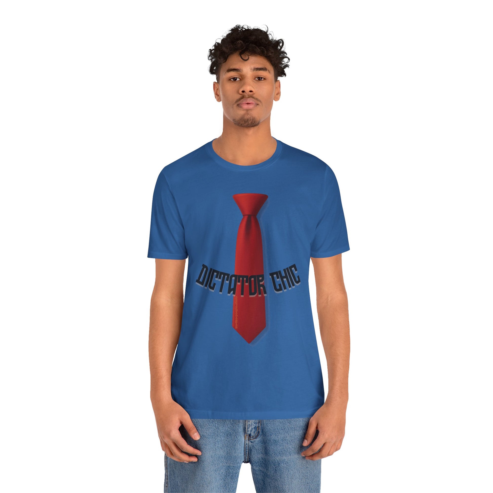Dictator Chic, Trump the Dictator protest Tee, Unisex Jersey Short Sleeve Tee,  Political Satire Apparel
